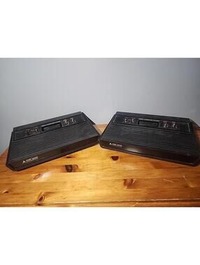 Atari 2600 Lot Of 2 4-Switch Vader Consoles. Parts / repair